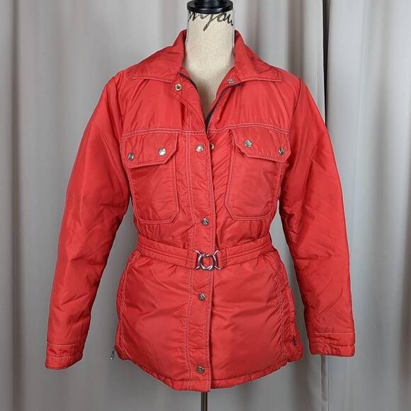 Vintage Gerry Down Winter Ski Jacket Red Small - Picture 16 of 16